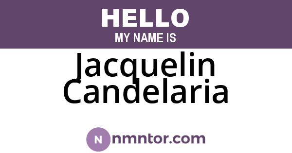 Jacquelin Candelaria