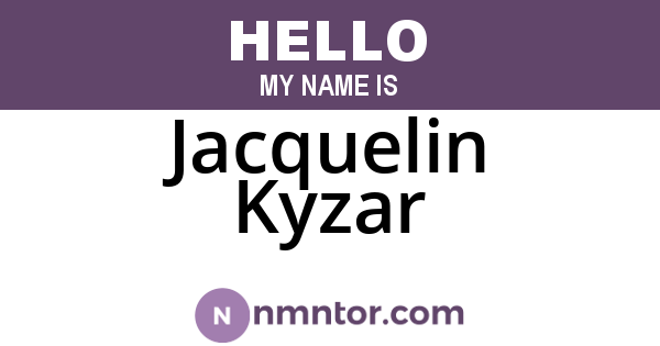 Jacquelin Kyzar