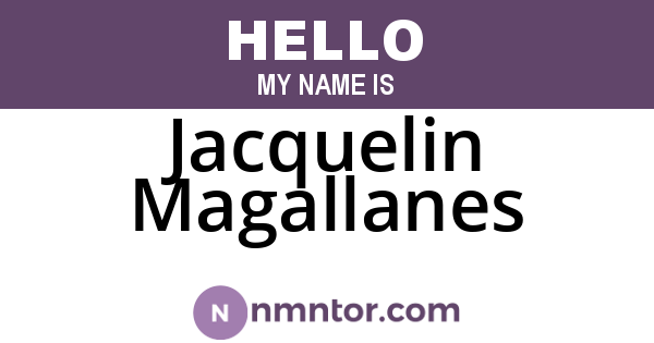 Jacquelin Magallanes