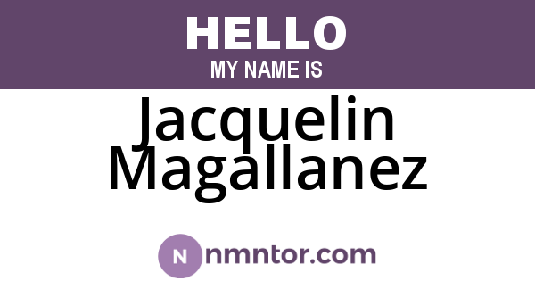 Jacquelin Magallanez