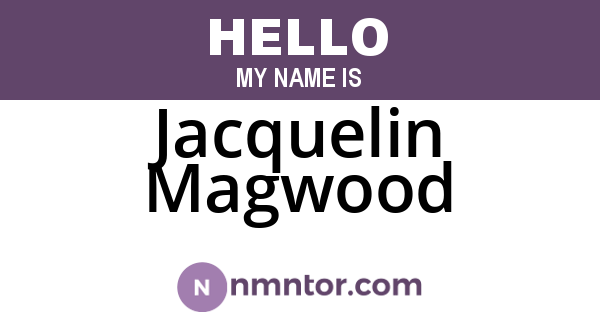 Jacquelin Magwood