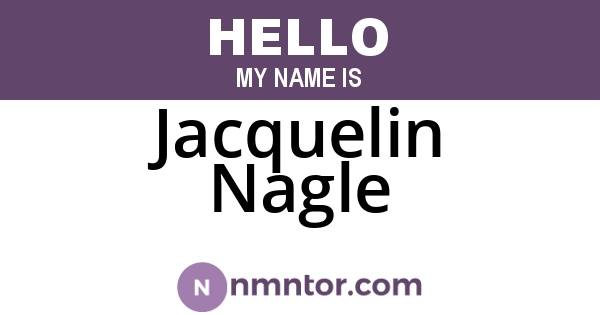 Jacquelin Nagle