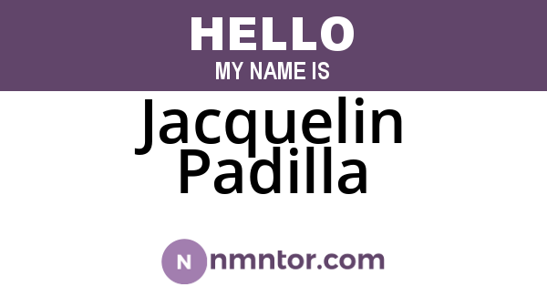 Jacquelin Padilla