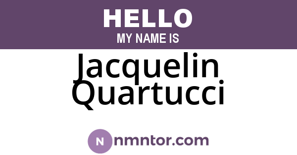 Jacquelin Quartucci