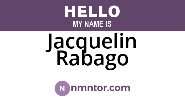 Jacquelin Rabago