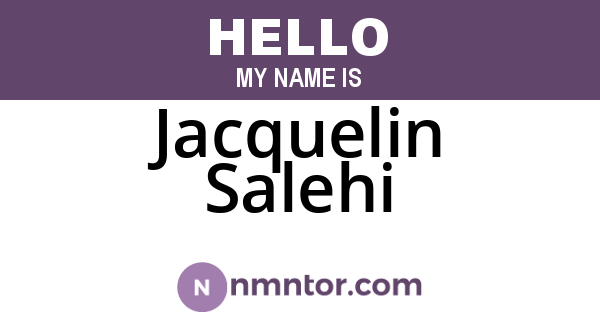 Jacquelin Salehi