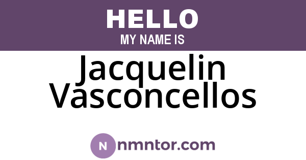 Jacquelin Vasconcellos