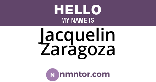 Jacquelin Zaragoza