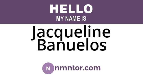 Jacqueline Banuelos