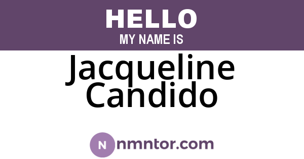 Jacqueline Candido