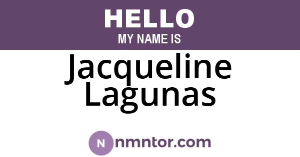 Jacqueline Lagunas