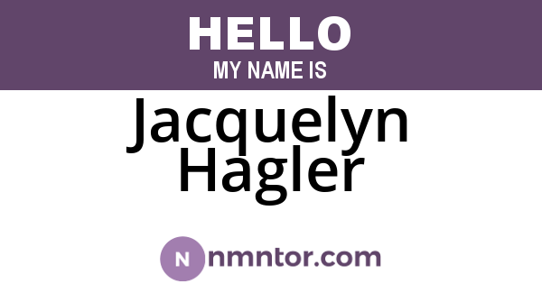 Jacquelyn Hagler
