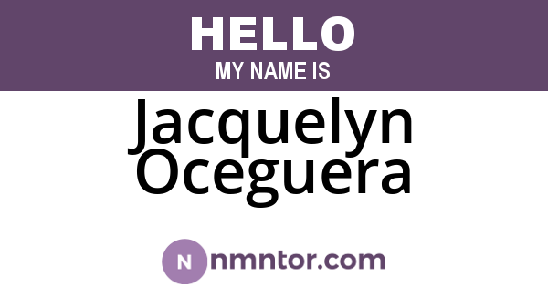 Jacquelyn Oceguera