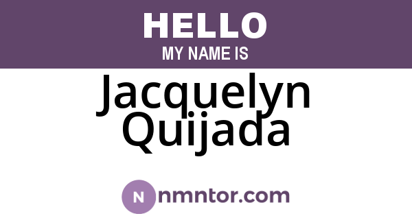 Jacquelyn Quijada