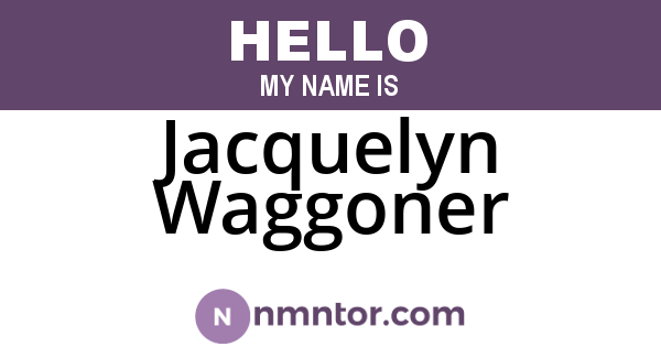 Jacquelyn Waggoner