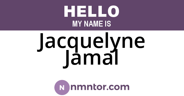Jacquelyne Jamal
