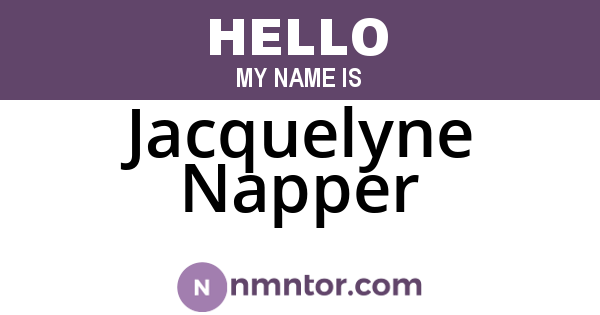 Jacquelyne Napper