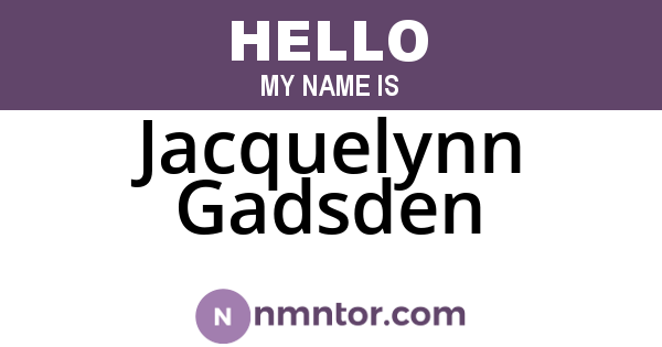 Jacquelynn Gadsden