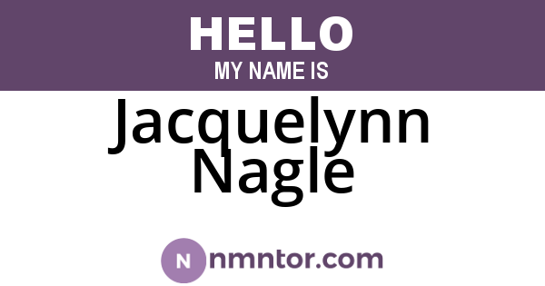 Jacquelynn Nagle