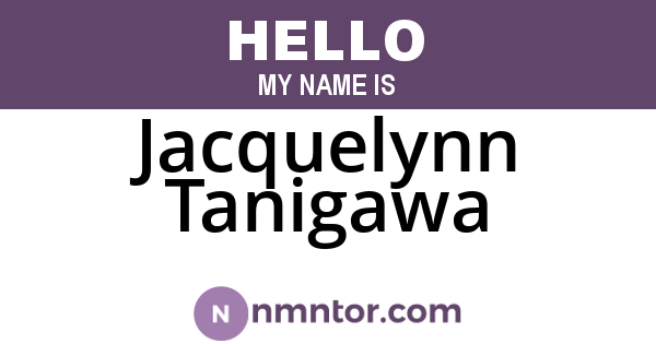 Jacquelynn Tanigawa