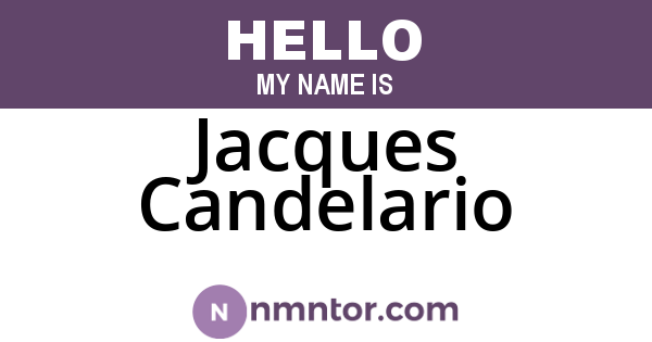 Jacques Candelario