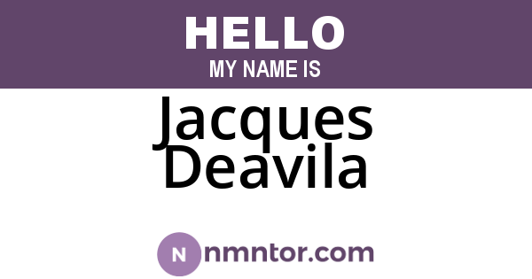Jacques Deavila