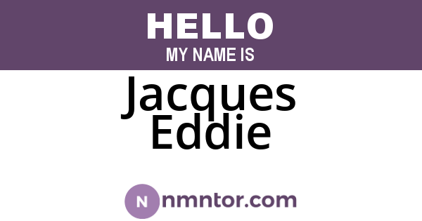 Jacques Eddie