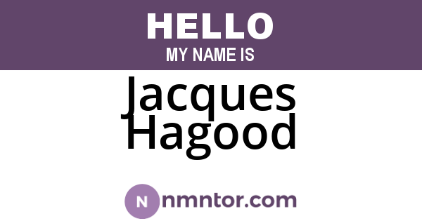 Jacques Hagood