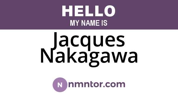 Jacques Nakagawa