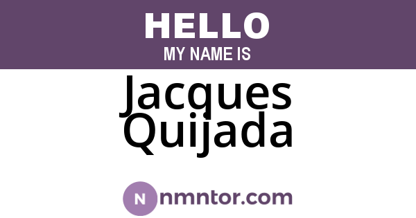 Jacques Quijada