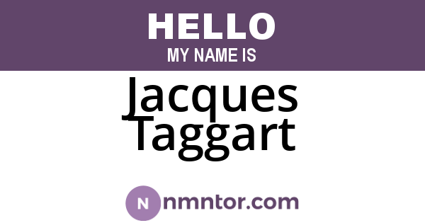 Jacques Taggart
