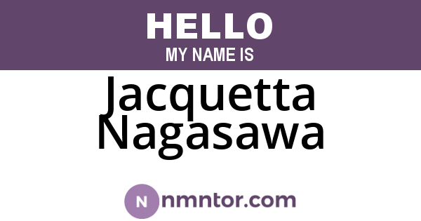 Jacquetta Nagasawa