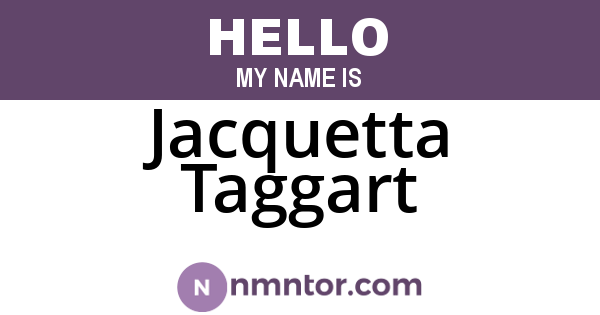 Jacquetta Taggart