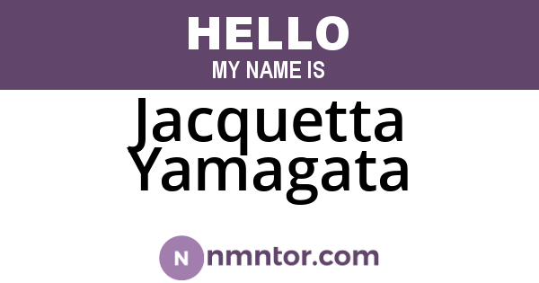 Jacquetta Yamagata
