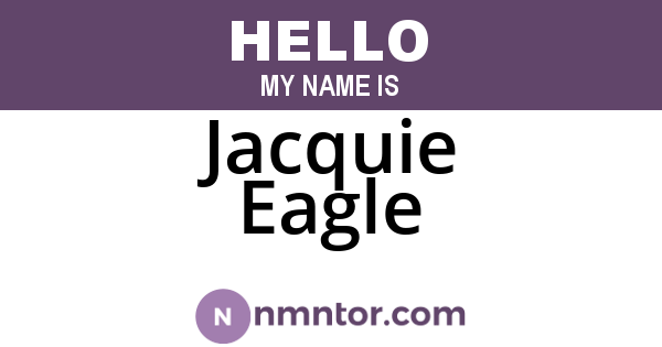 Jacquie Eagle