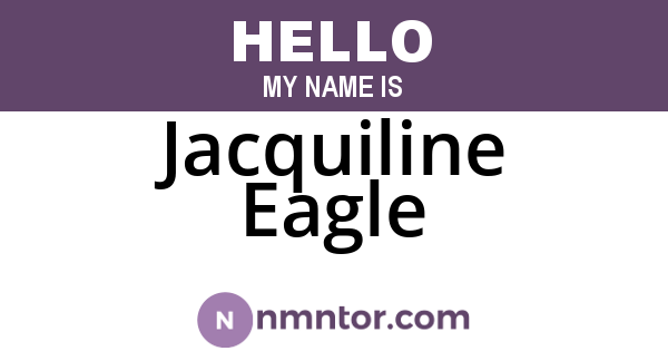 Jacquiline Eagle