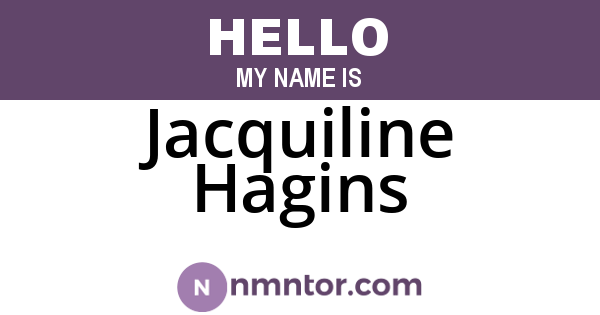 Jacquiline Hagins