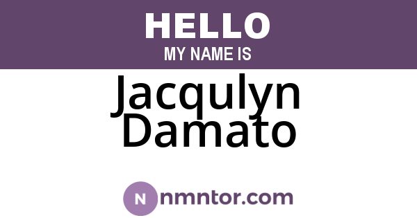 Jacqulyn Damato