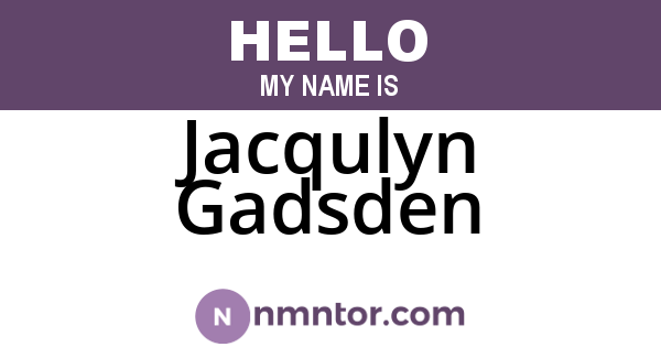 Jacqulyn Gadsden