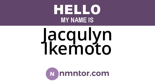 Jacqulyn Ikemoto
