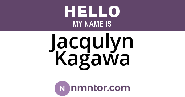 Jacqulyn Kagawa