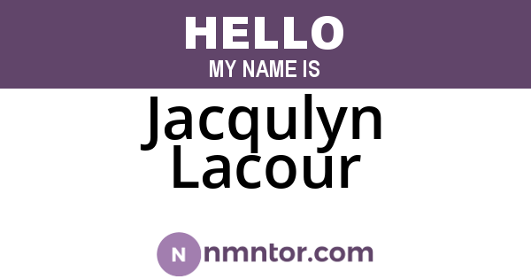 Jacqulyn Lacour