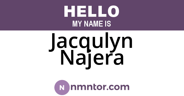 Jacqulyn Najera
