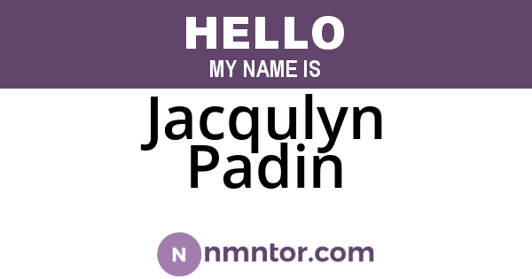 Jacqulyn Padin