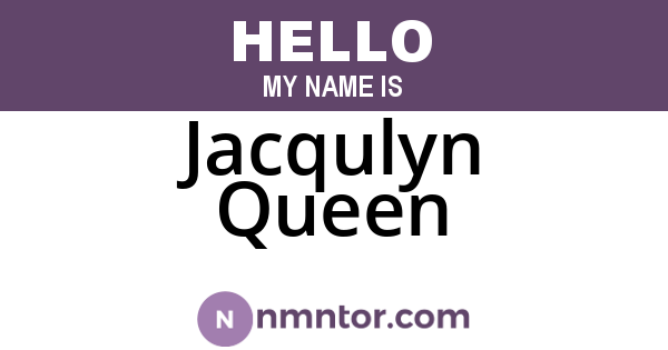 Jacqulyn Queen
