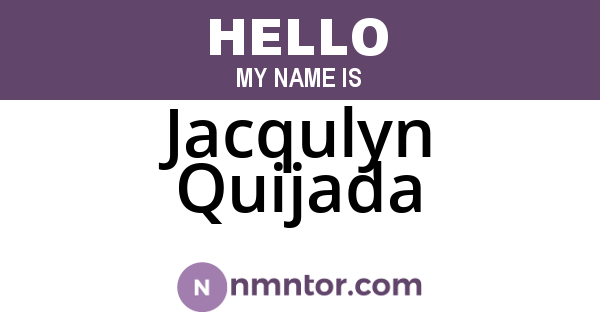Jacqulyn Quijada