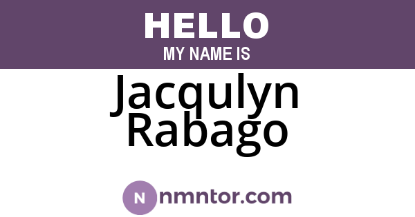 Jacqulyn Rabago