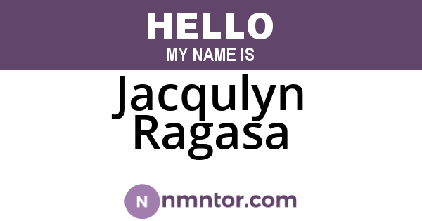 Jacqulyn Ragasa
