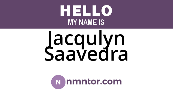 Jacqulyn Saavedra
