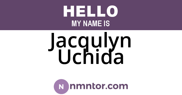 Jacqulyn Uchida
